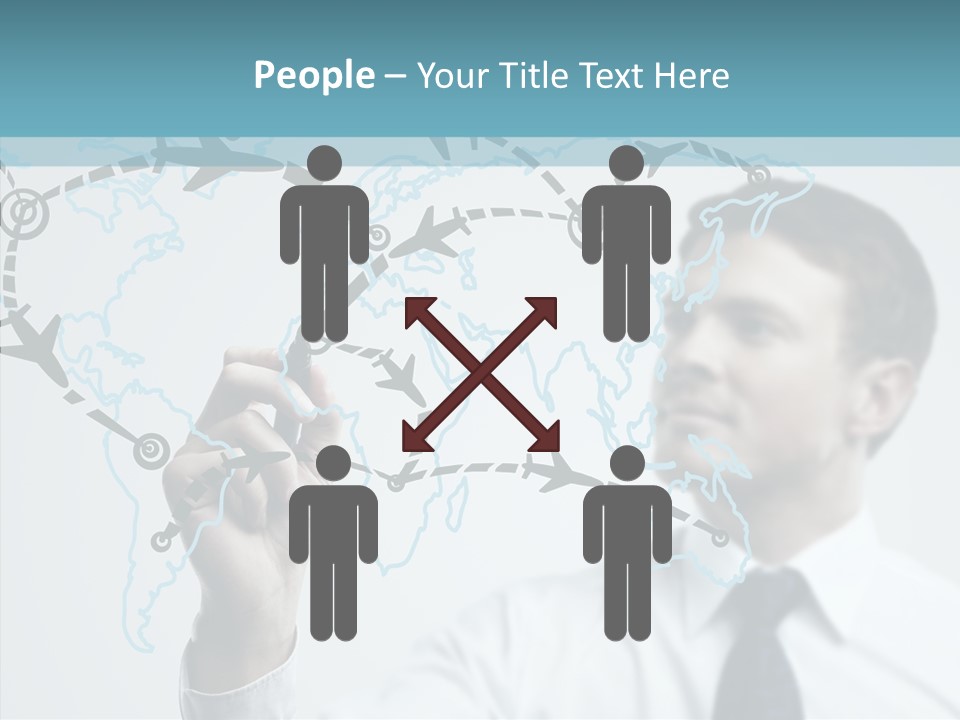 Diagram Icon Transport PowerPoint Template