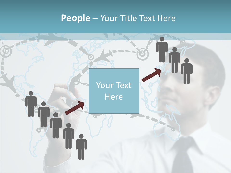 Diagram Icon Transport PowerPoint Template