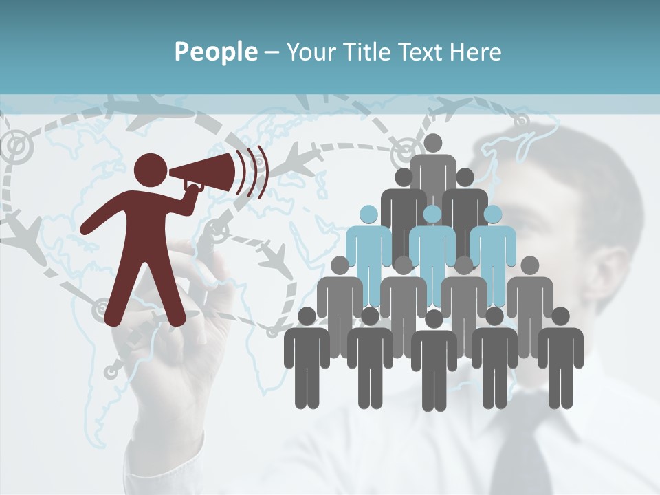 Diagram Icon Transport PowerPoint Template