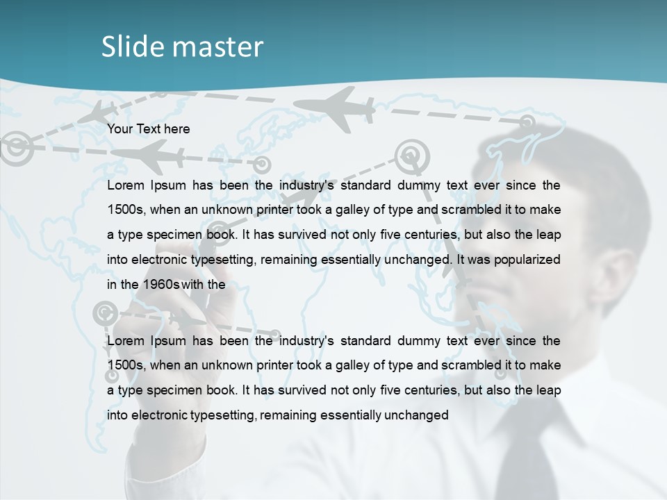 Transportation Networking Social PowerPoint Template