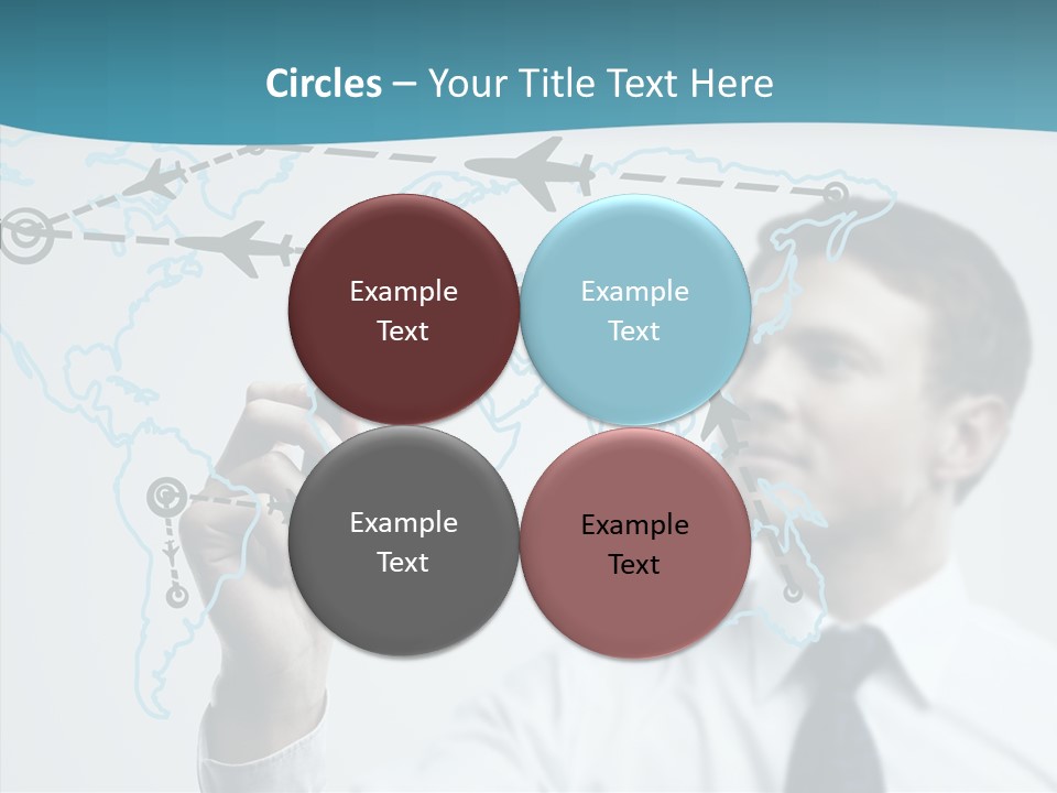 Transportation Networking Social PowerPoint Template