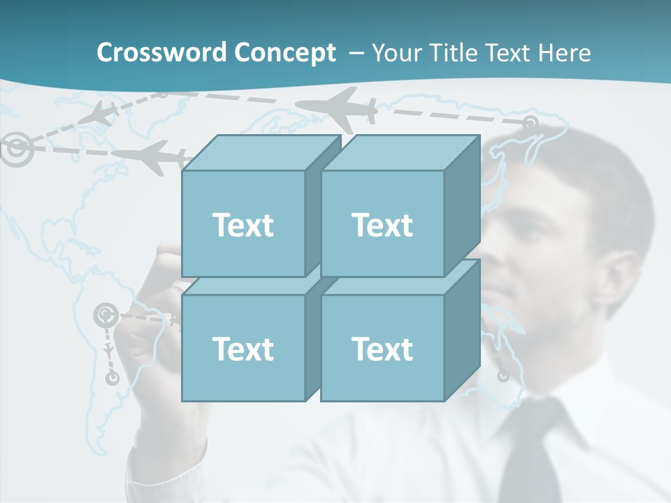 Transportation Networking Social PowerPoint Template