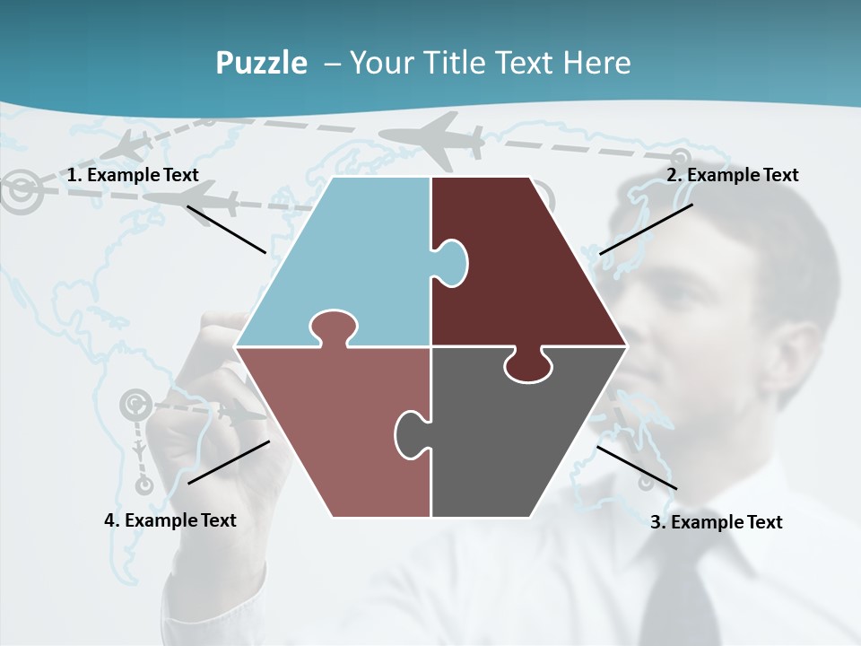 Transportation Networking Social PowerPoint Template