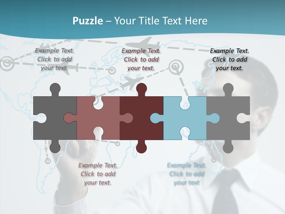 Transportation Networking Social PowerPoint Template