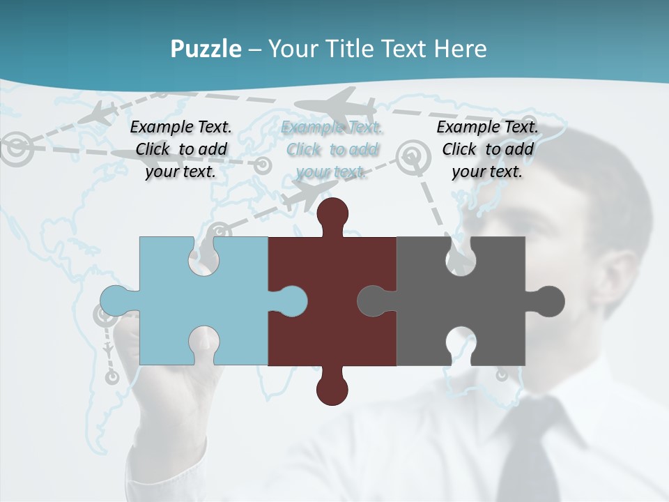 Transportation Networking Social PowerPoint Template