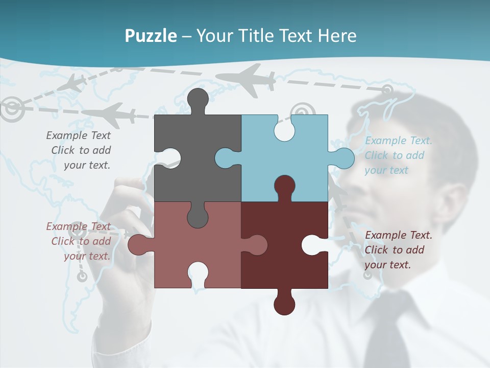 Transportation Networking Social PowerPoint Template