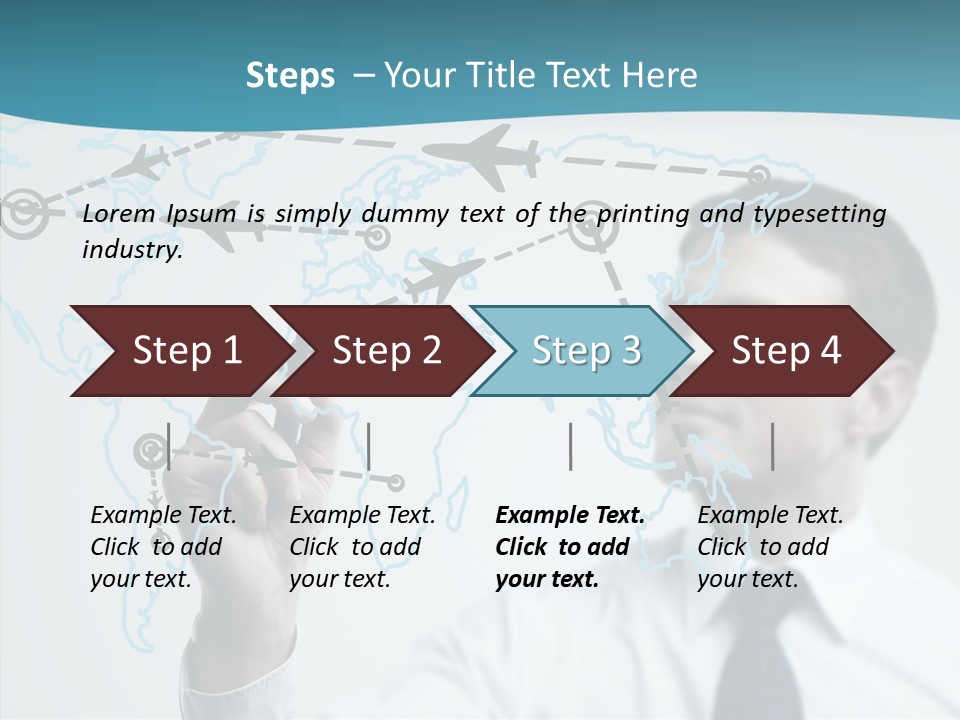 Transportation Networking Social PowerPoint Template