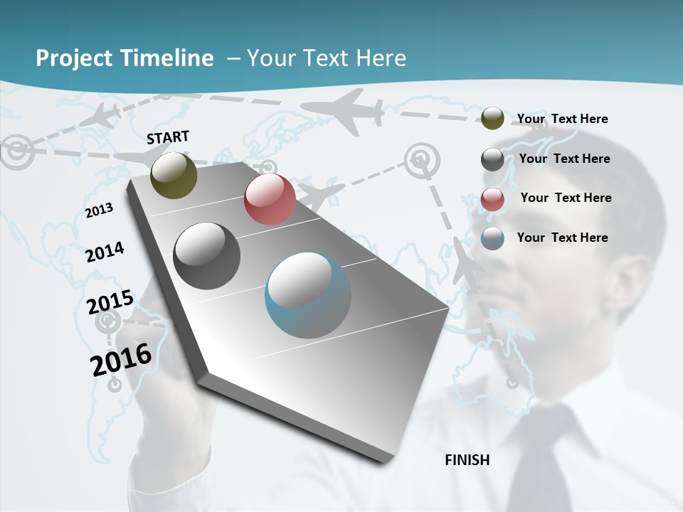 Transportation Networking Social PowerPoint Template
