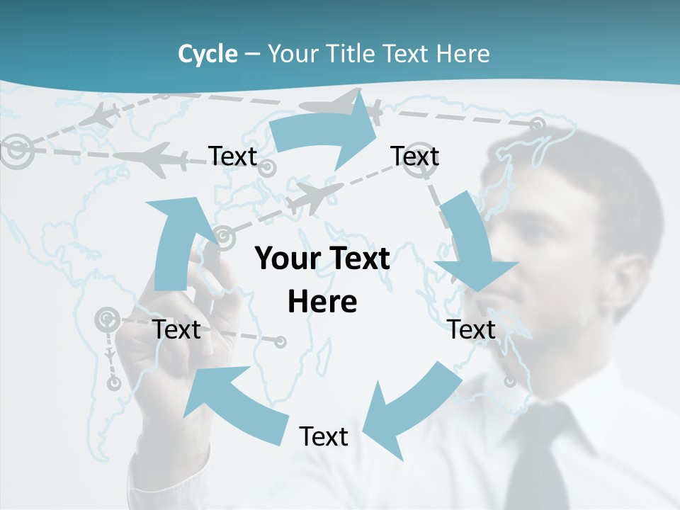 Transportation Networking Social PowerPoint Template