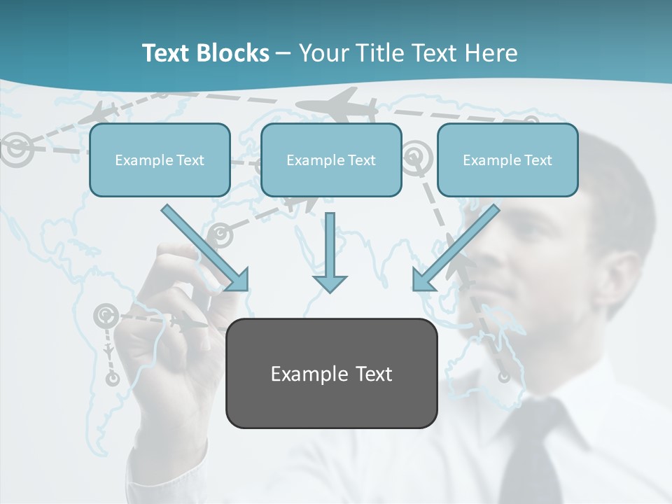 Transportation Networking Social PowerPoint Template