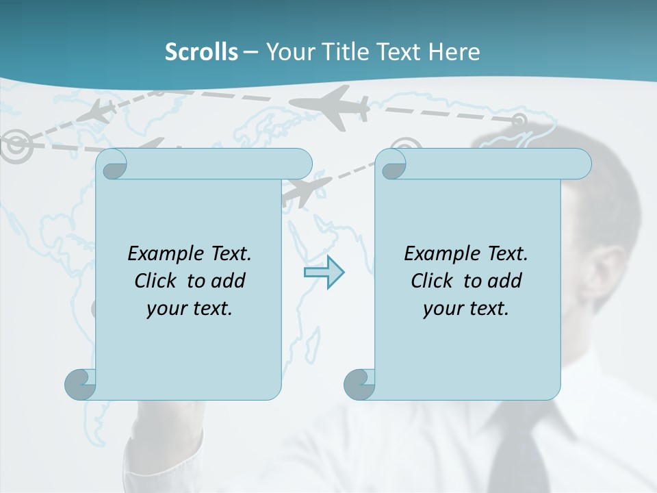 Transportation Networking Social PowerPoint Template