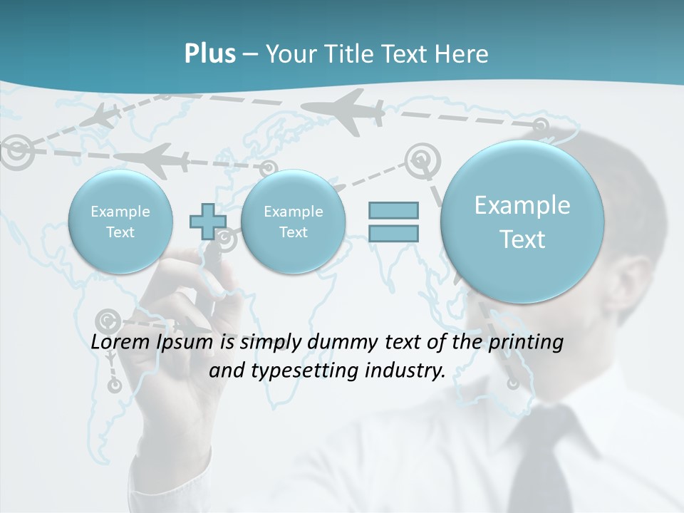 Transportation Networking Social PowerPoint Template