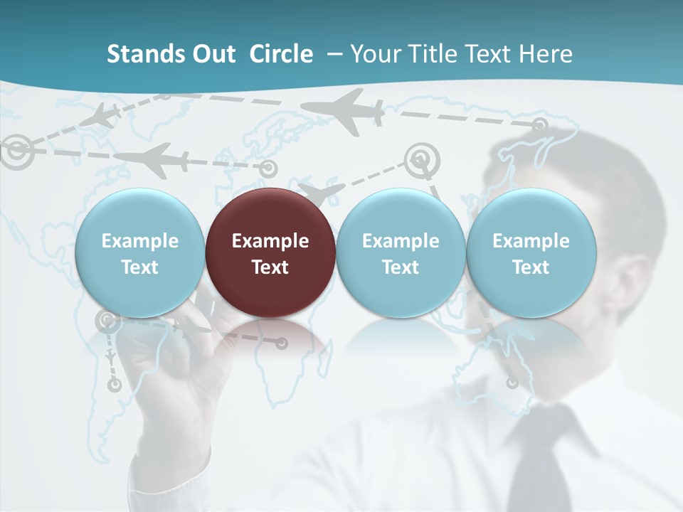 Transportation Networking Social PowerPoint Template