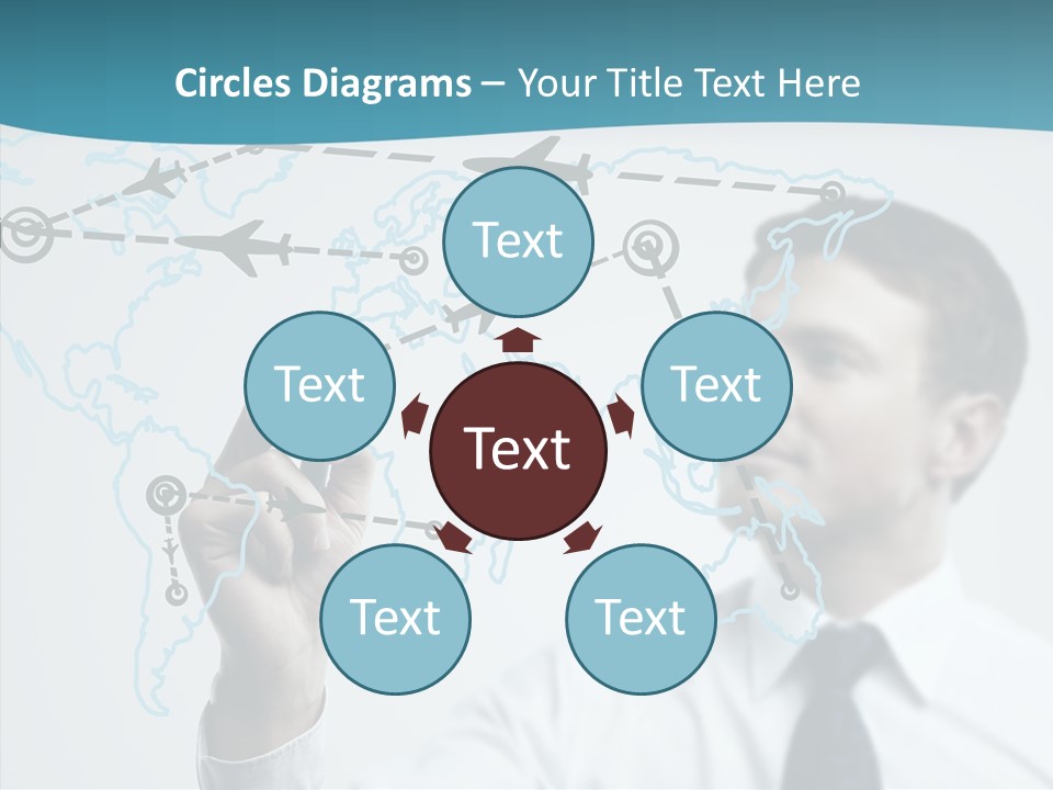 Transportation Networking Social PowerPoint Template