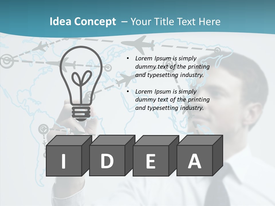 Transportation Networking Social PowerPoint Template