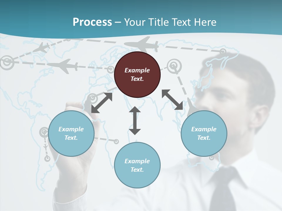 Transportation Networking Social PowerPoint Template