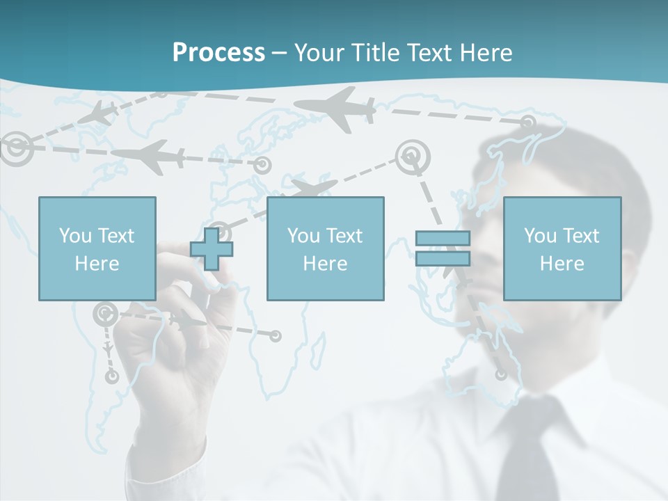 Transportation Networking Social PowerPoint Template
