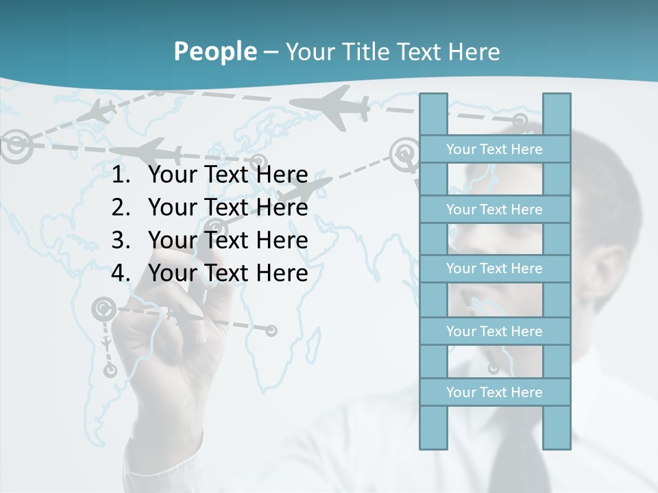 Transportation Networking Social PowerPoint Template