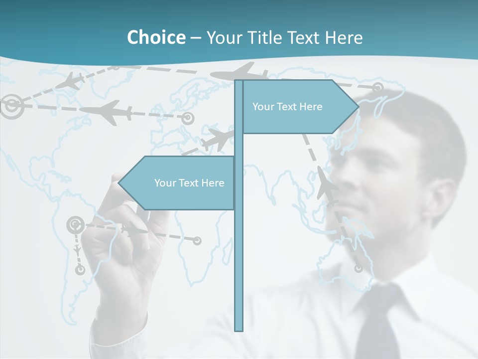 Transportation Networking Social PowerPoint Template