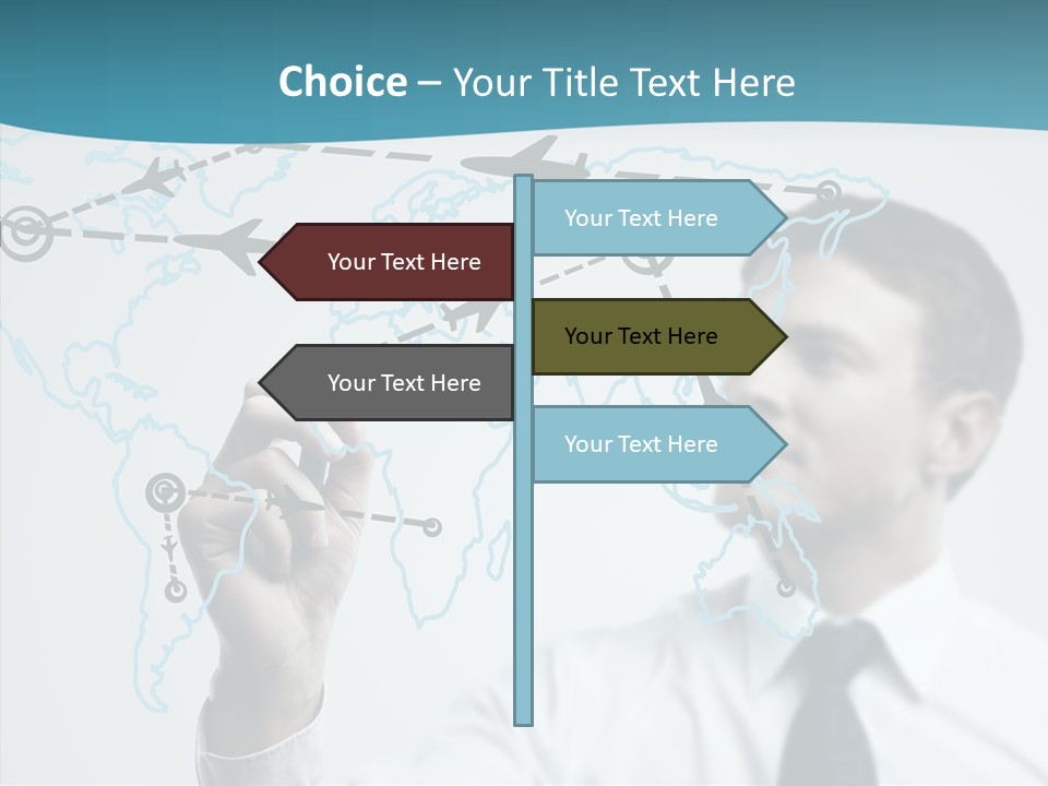 Transportation Networking Social PowerPoint Template