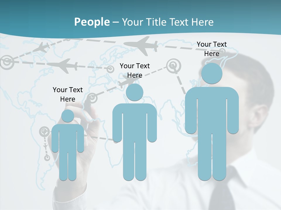 Transportation Networking Social PowerPoint Template