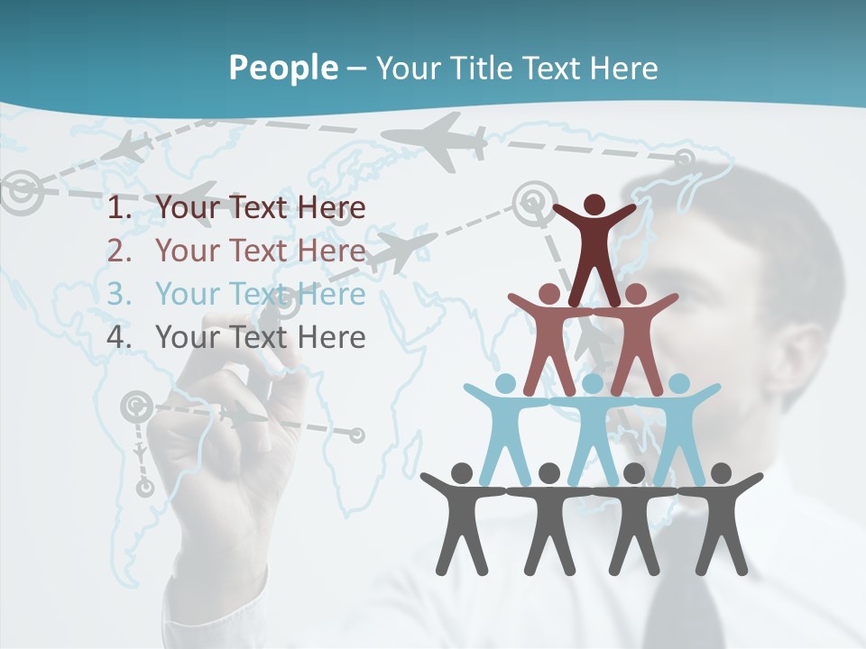 Transportation Networking Social PowerPoint Template