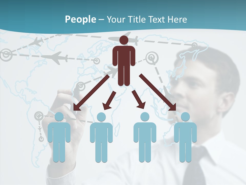 Transportation Networking Social PowerPoint Template