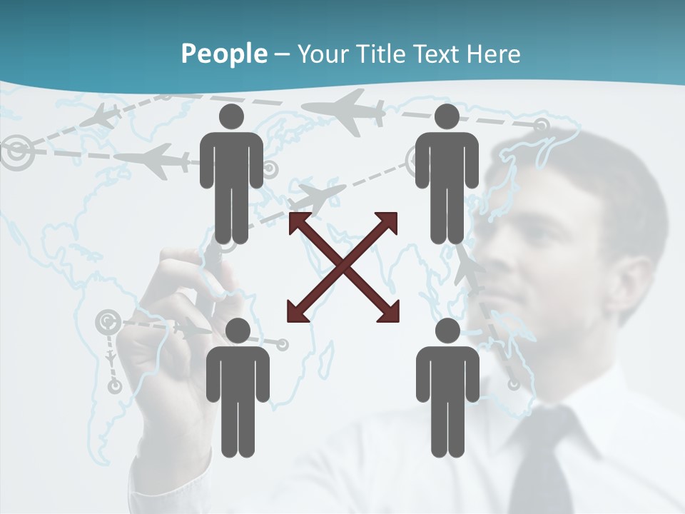 Transportation Networking Social PowerPoint Template