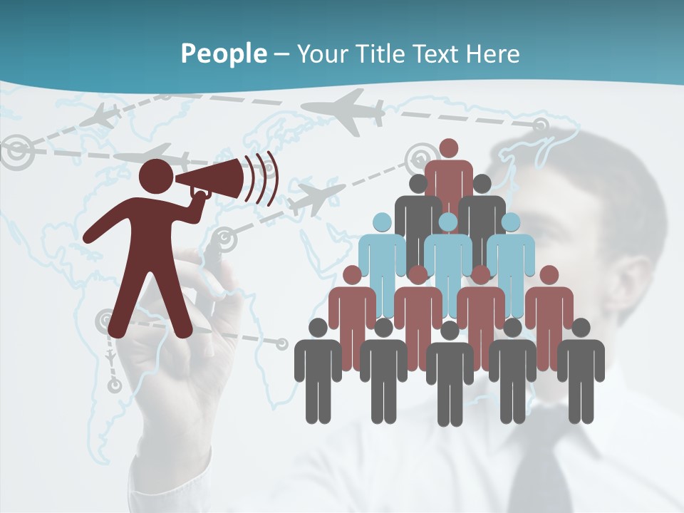 Transportation Networking Social PowerPoint Template