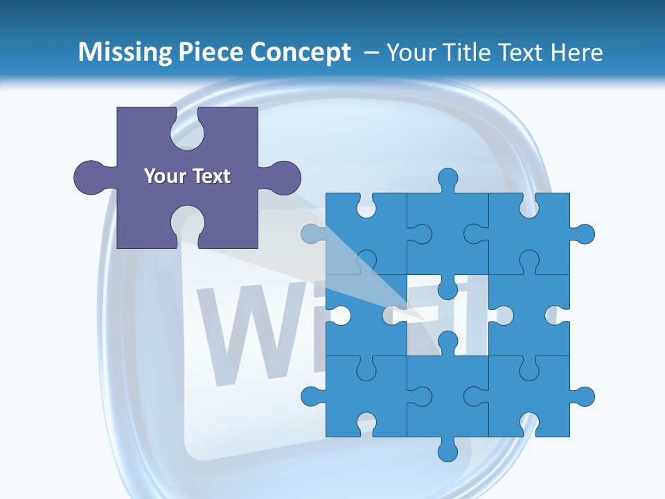 Antenna Signal Transparent PowerPoint Template