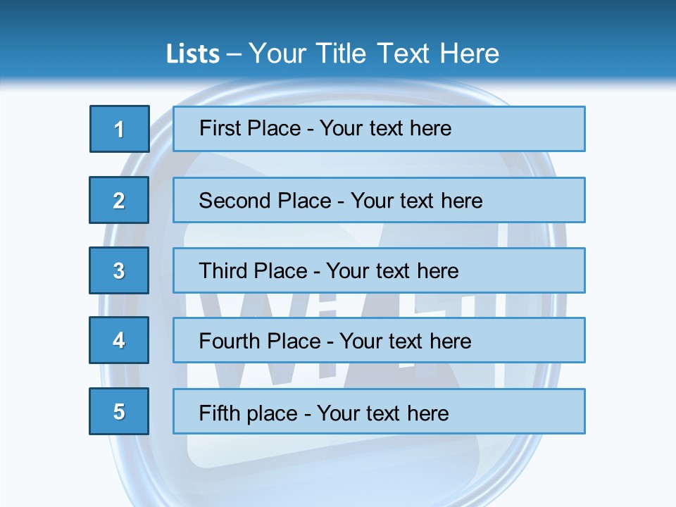 Antenna Signal Transparent PowerPoint Template