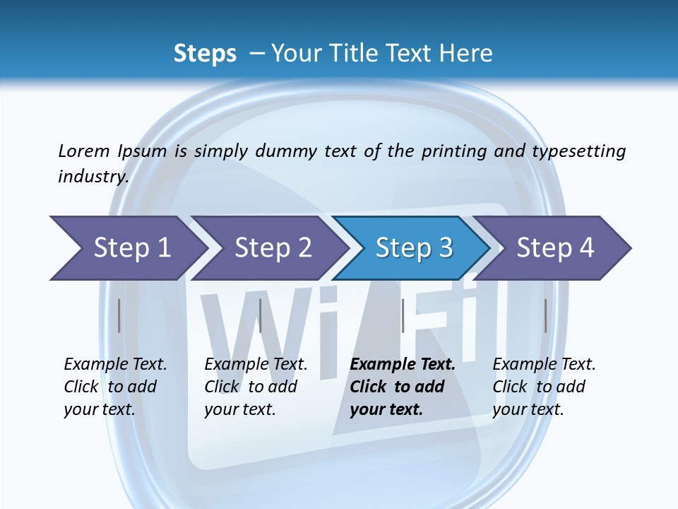 Antenna Signal Transparent PowerPoint Template