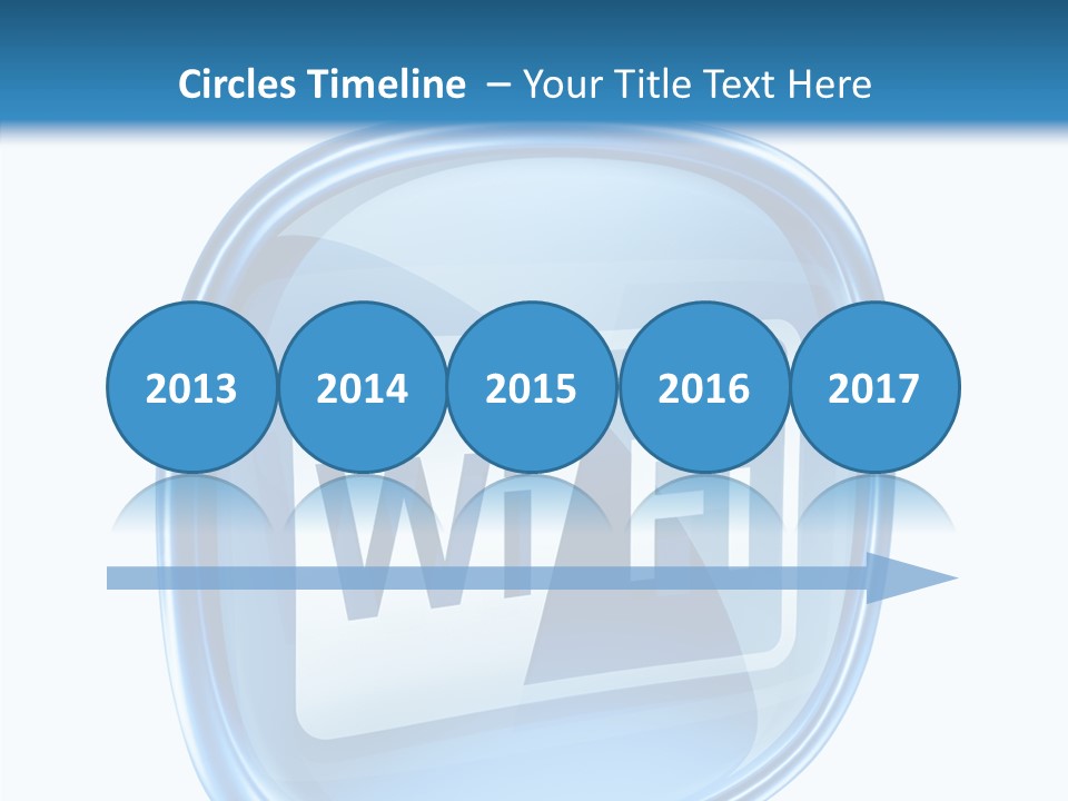 Antenna Signal Transparent PowerPoint Template