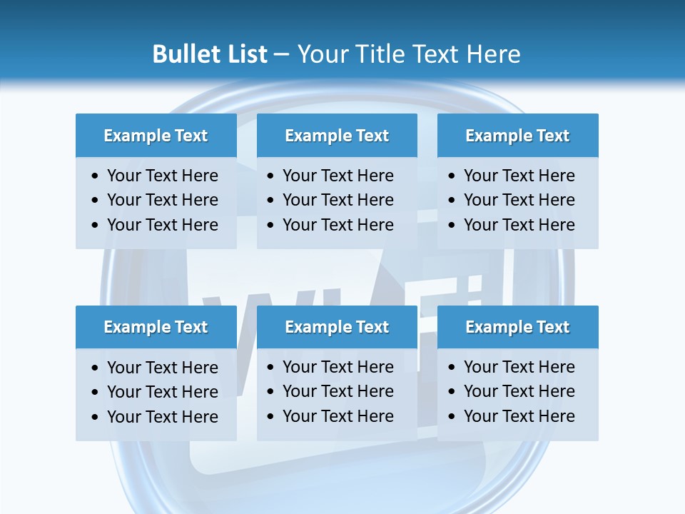 Antenna Signal Transparent PowerPoint Template