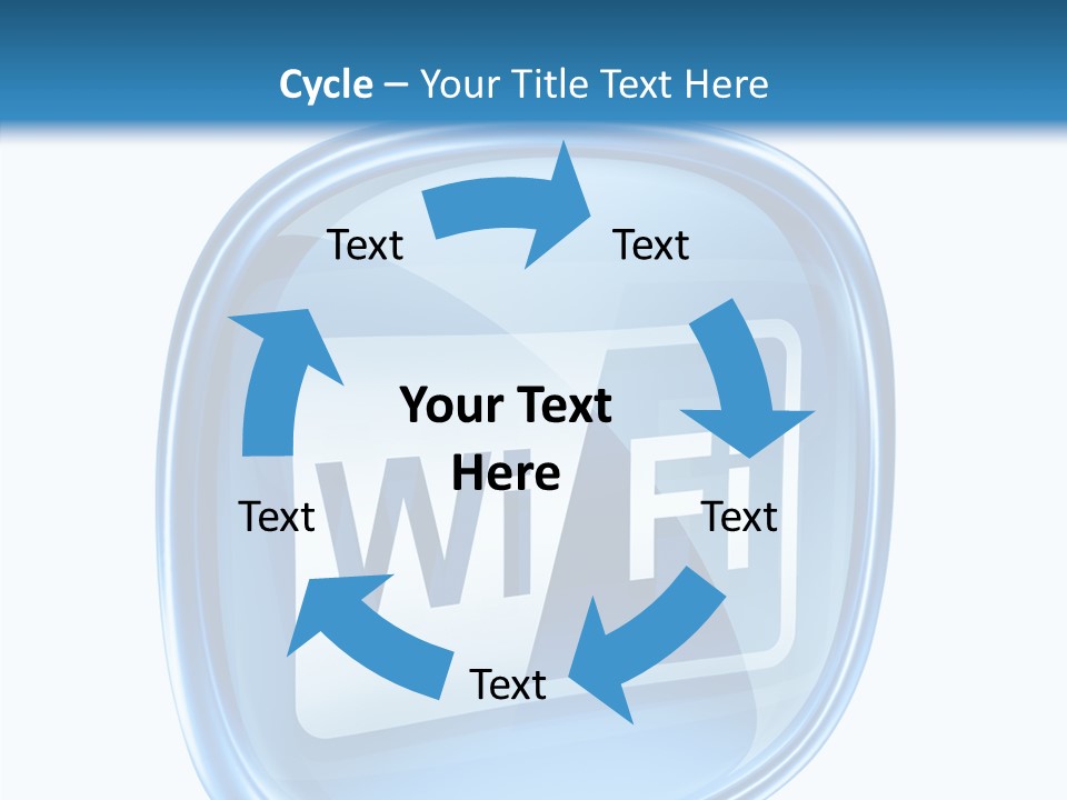 Antenna Signal Transparent PowerPoint Template