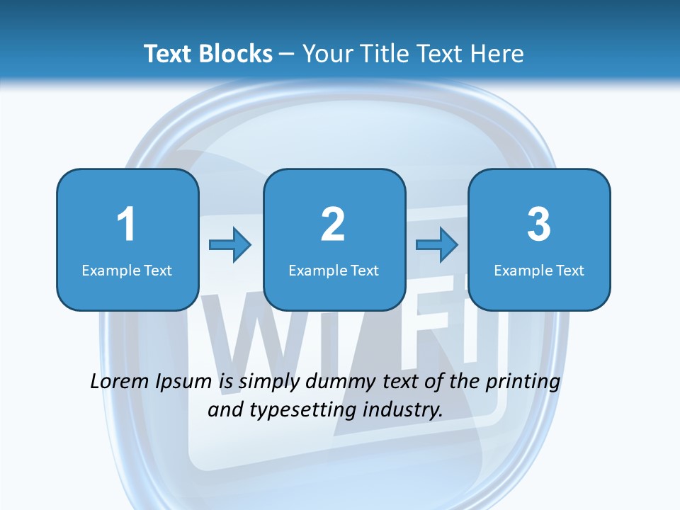 Antenna Signal Transparent PowerPoint Template