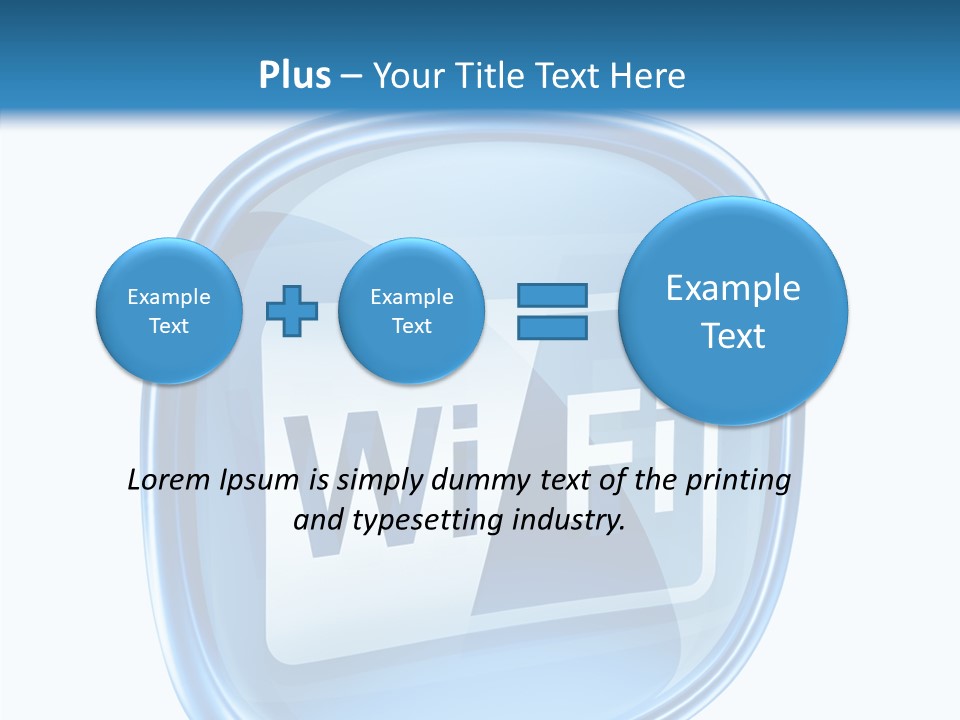 Antenna Signal Transparent PowerPoint Template