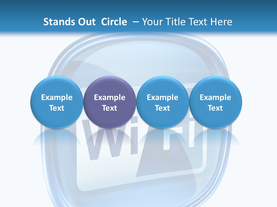 Antenna Signal Transparent PowerPoint Template