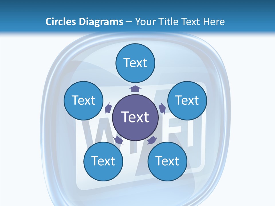 Antenna Signal Transparent PowerPoint Template