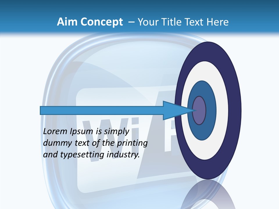 Antenna Signal Transparent PowerPoint Template