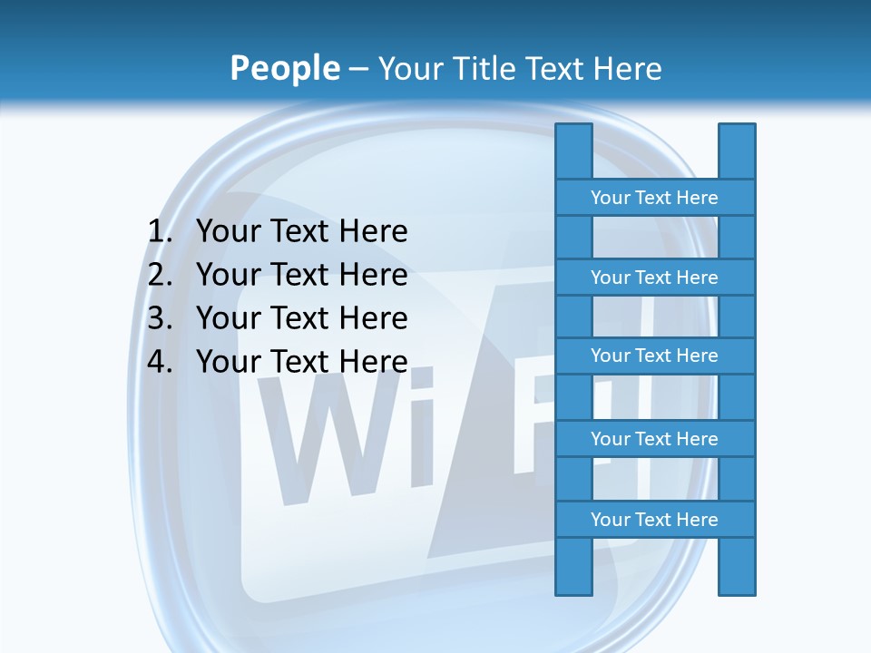 Antenna Signal Transparent PowerPoint Template
