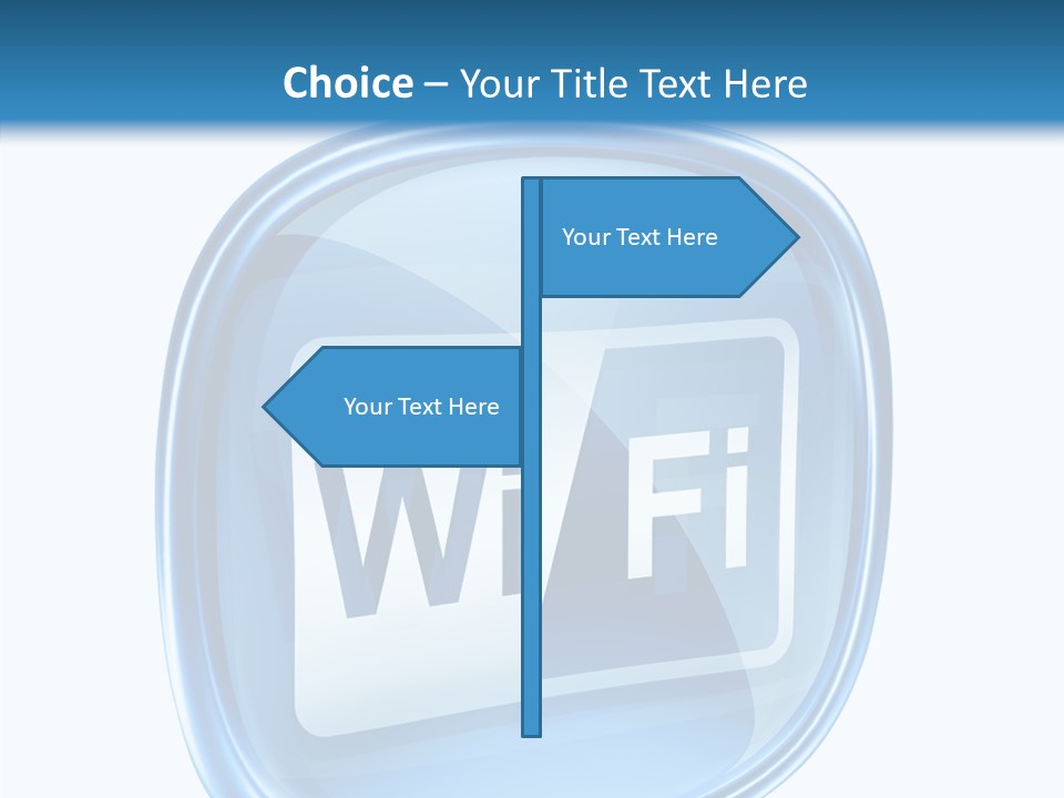 Antenna Signal Transparent PowerPoint Template