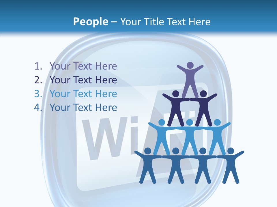 Antenna Signal Transparent PowerPoint Template