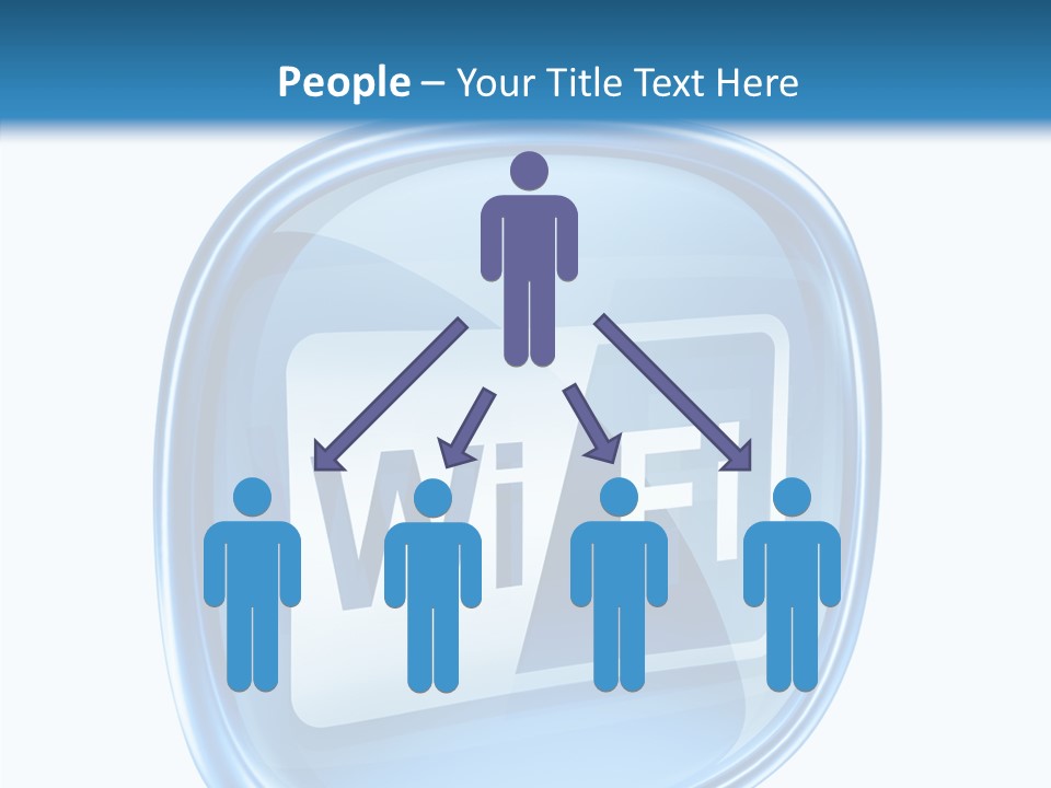 Antenna Signal Transparent PowerPoint Template