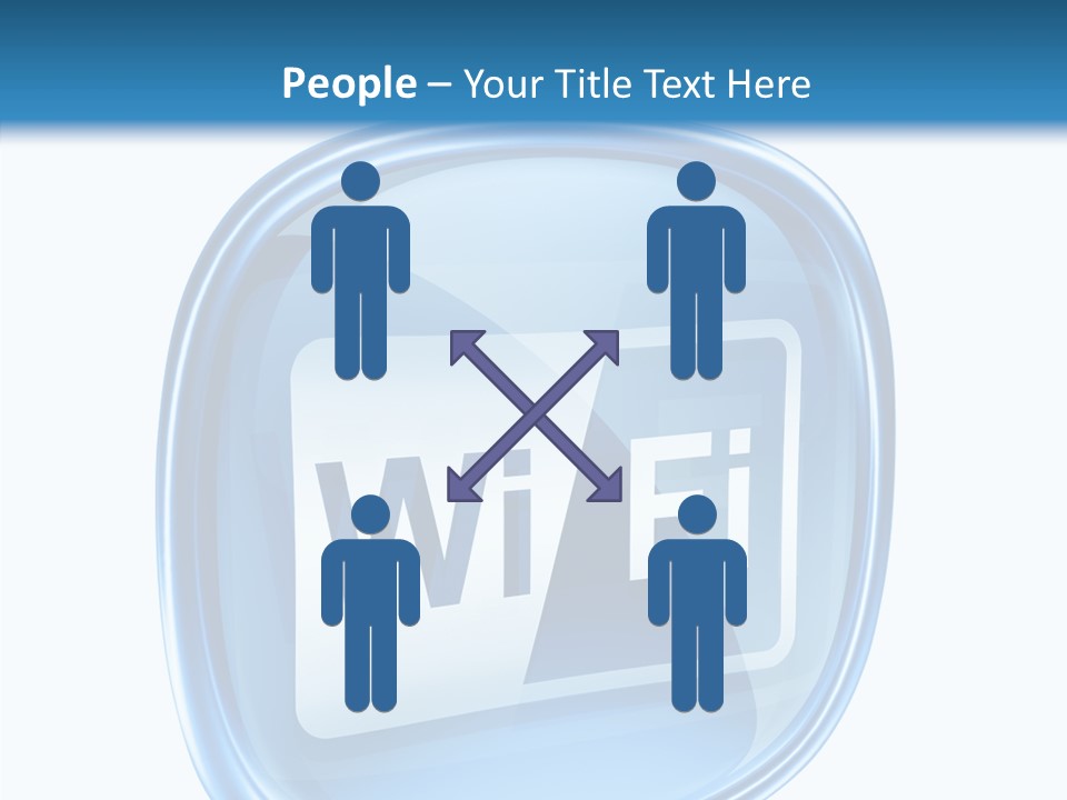 Antenna Signal Transparent PowerPoint Template