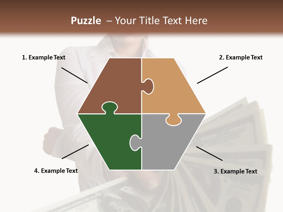 Savings Women People PowerPoint Template