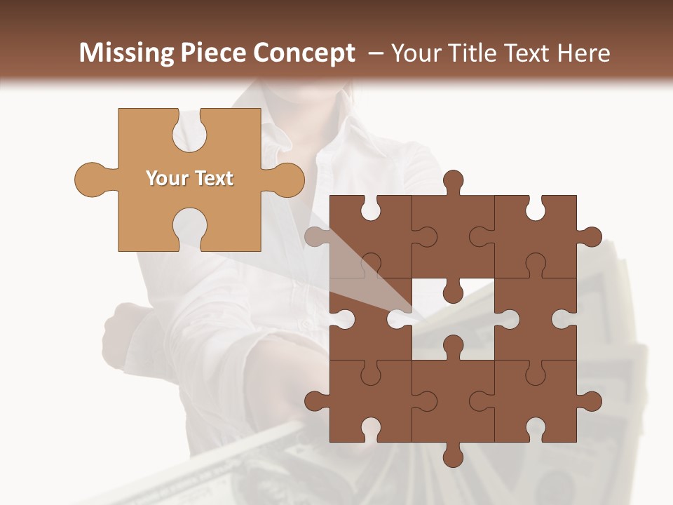 Savings Women People PowerPoint Template