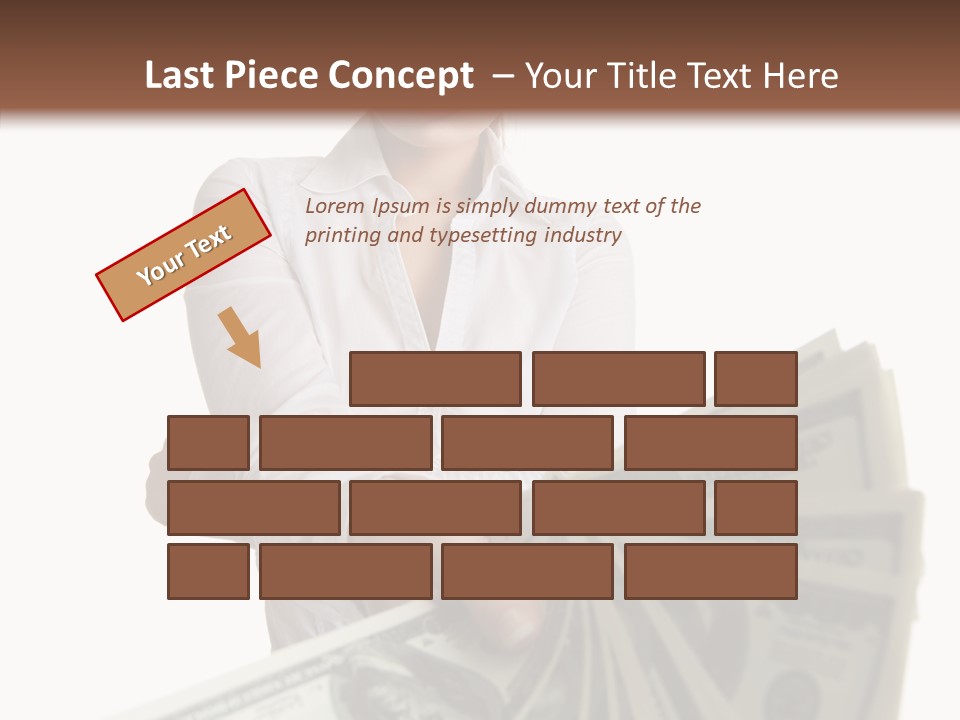 Savings Women People PowerPoint Template