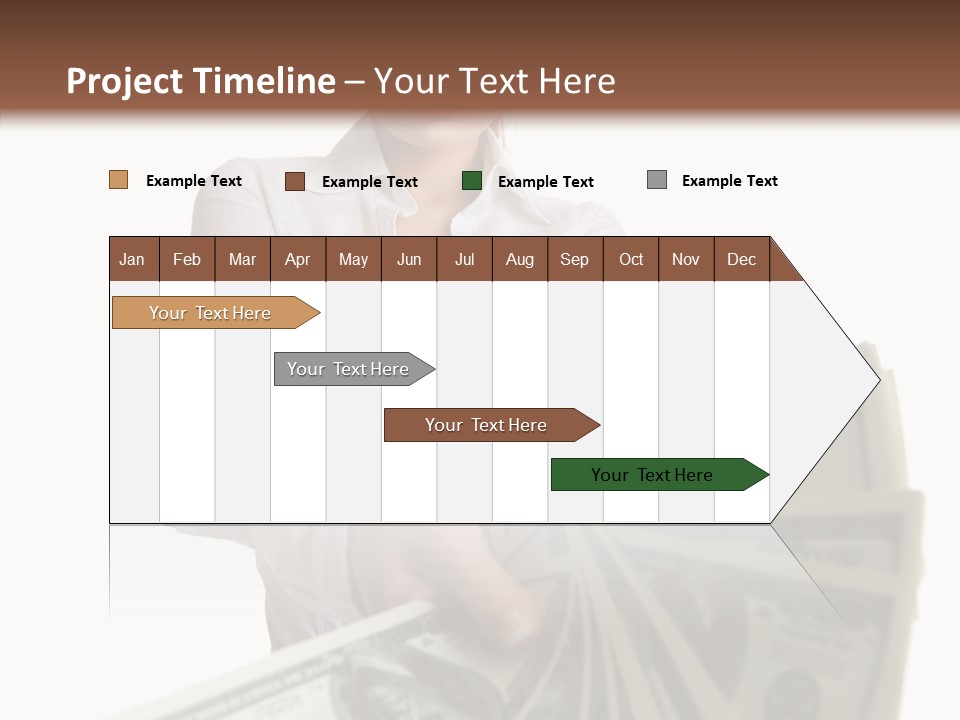 Savings Women People PowerPoint Template