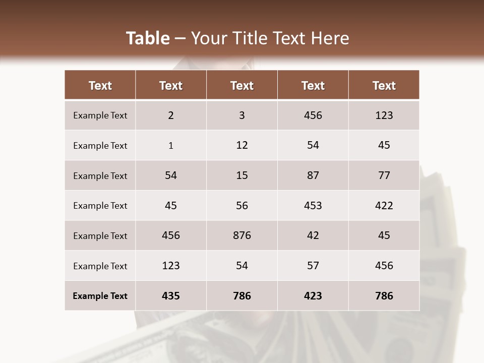 Savings Women People PowerPoint Template